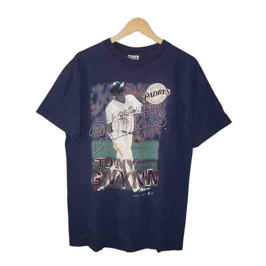 Vintage Tony Gwynn San Diego Padres 1997 T-Shirt Lg