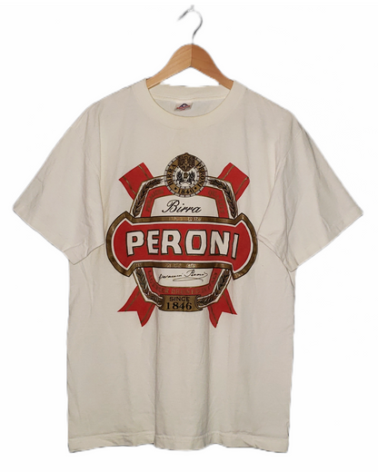 Vintage Peroni Italian Beer 90's T-Shirt Lg