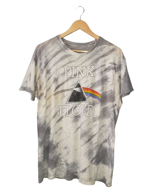 Vintage Pink Floyd Dark Side Of The Moon Tie Dye 1982 T-Shirt XL