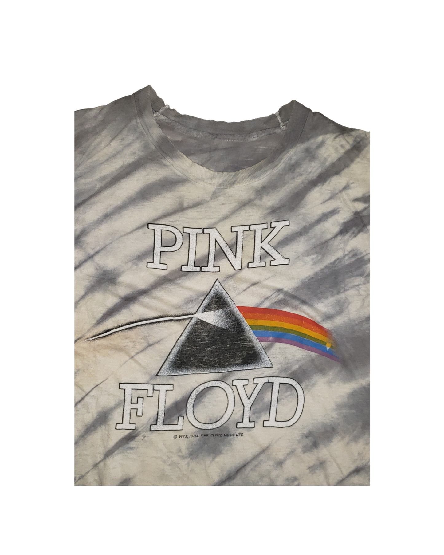 Vintage Pink Floyd Dark Side Of The Moon Tie Dye 1982 T-Shirt XL