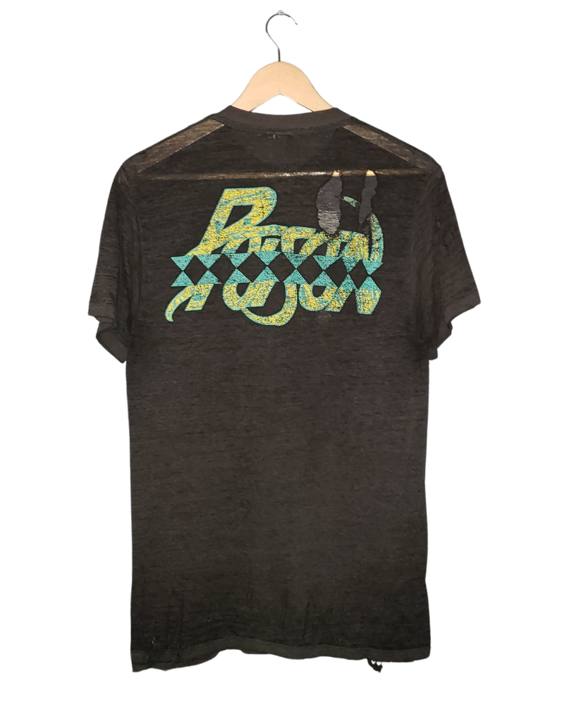 Vintage Poison Live 1988 Thrashed T-Shirt Md