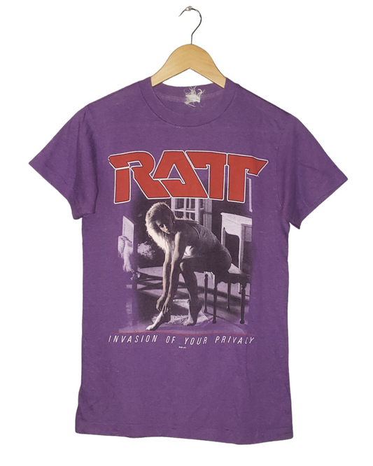 Vintage RATT Invasion of Privacy 1985 Tour T-Shirt Sm