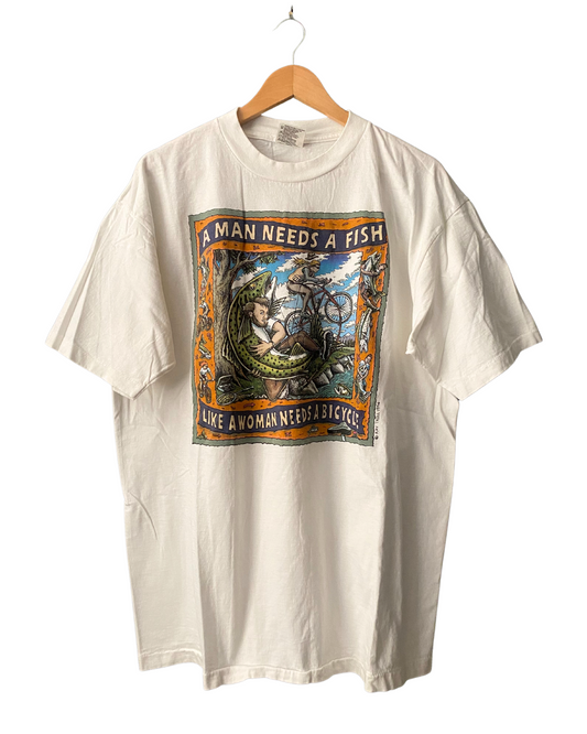 Vintage Ray Troll Fishing 1996 T-Shirt XL