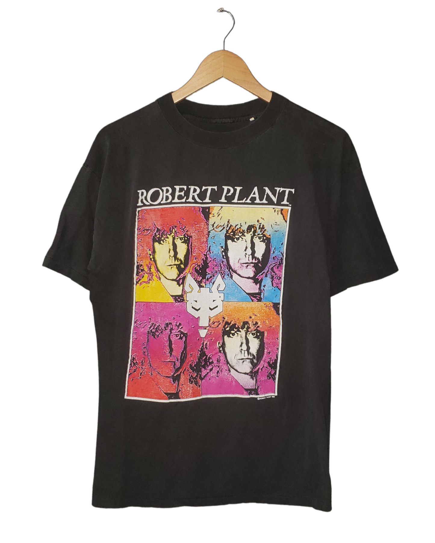 Vintage Robert Plant Manic Nirvana 1990 Tour T-Shirt XL