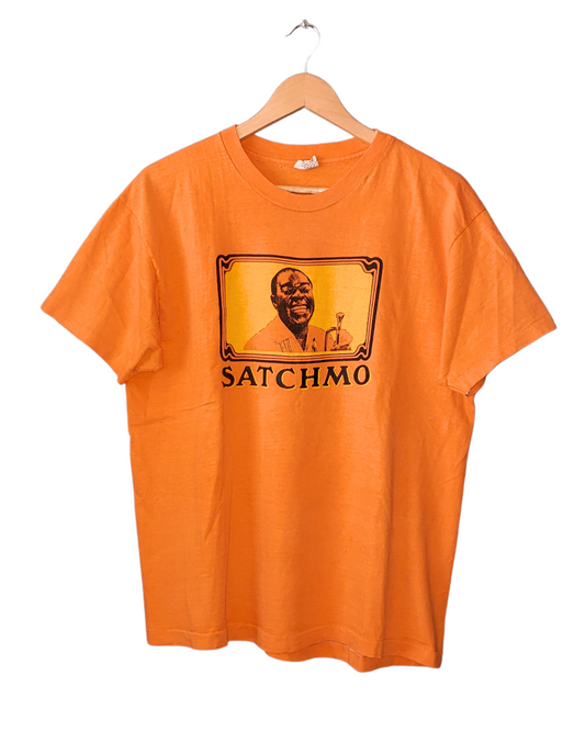 Vintage Satchmo Louis Armstrong 70's Jazz T-Shirt XL