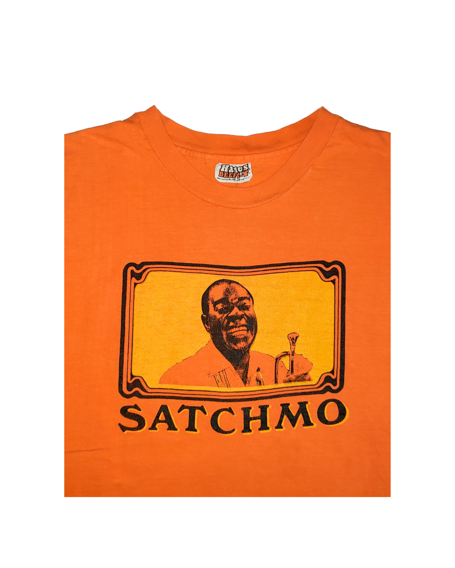 Vintage Satchmo Louis Armstrong 70's Jazz T-Shirt XL