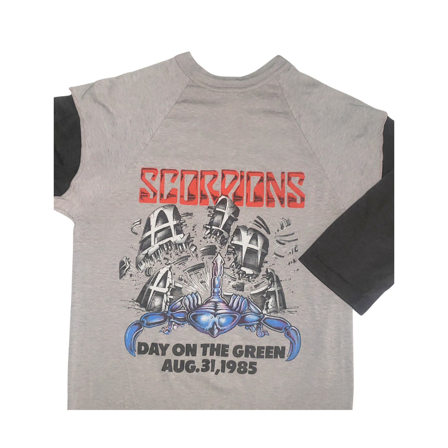 Vintage Scorpions Day on the Green 1985 Raglan T-Shirt Sm