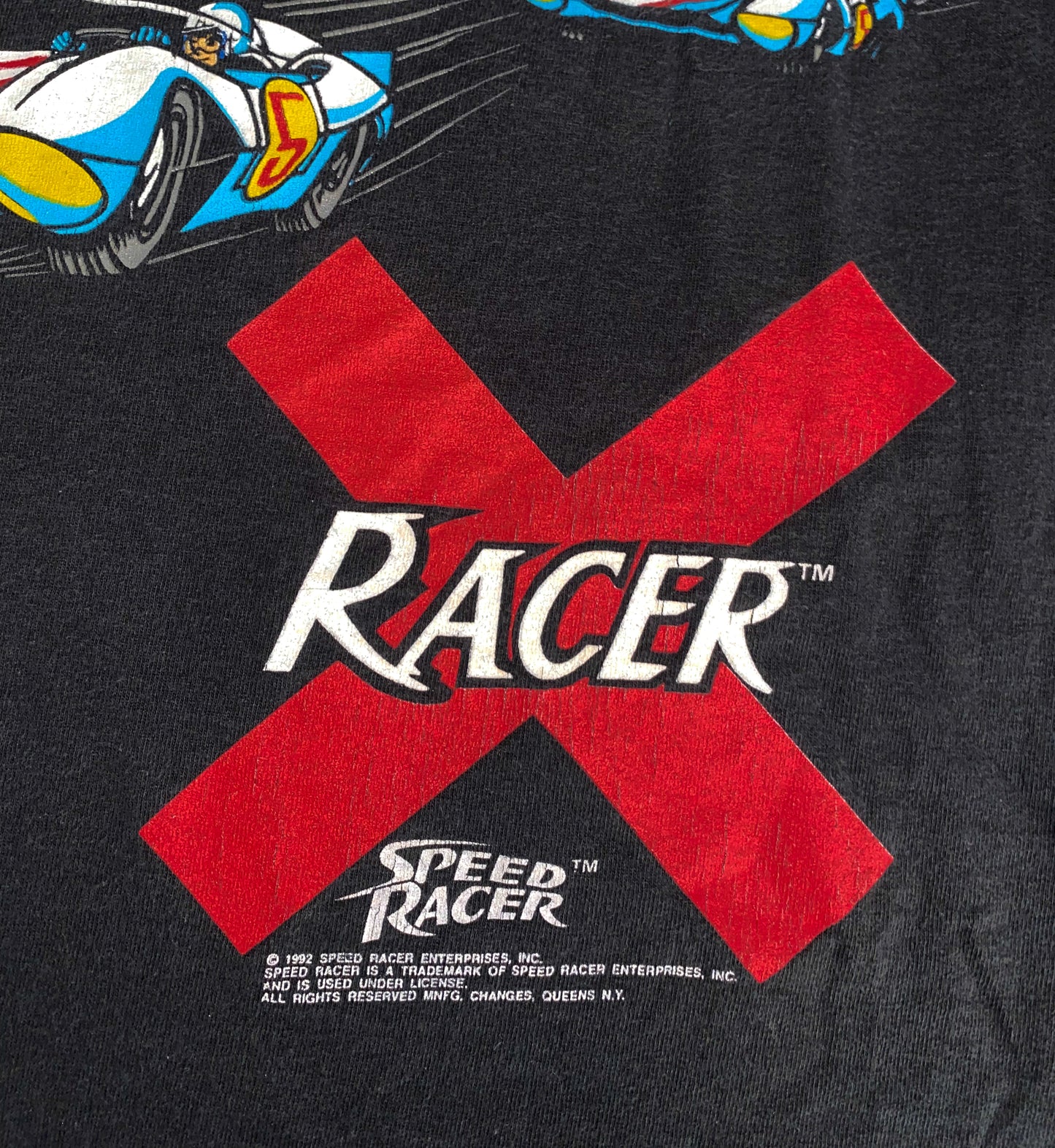 Vintage Speed Racer All Over Print 1992 T-Shirt XL