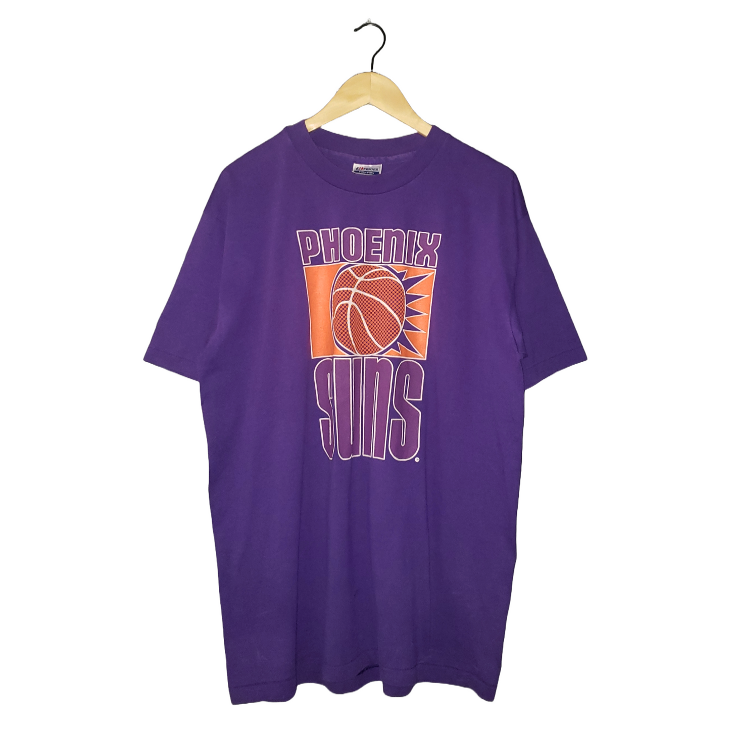 Vintage Phoenix Suns Early 90s Single Stitch Puff Print NBA T-Shirt XL