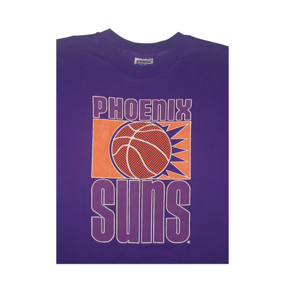 Vintage Phoenix Suns Early 90s Single Stitch Puff Print NBA T-Shirt XL