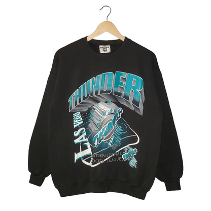 Vintage Las Vegas Thunder Hockey 90's Crewneck Sweatshirt XL