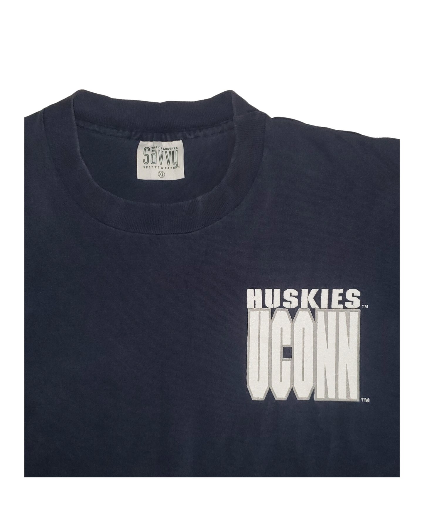 Vintage University of Connecticut UCONN Huskies 90's T-Shirt XL