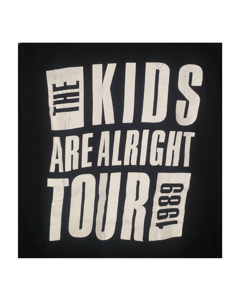 Vintage The WHO The Kids Are Alright Tour 1989 T-Shirt Lg