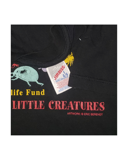 Vintage Little Creatures Insects Bugs 90's T-Shirt Lg