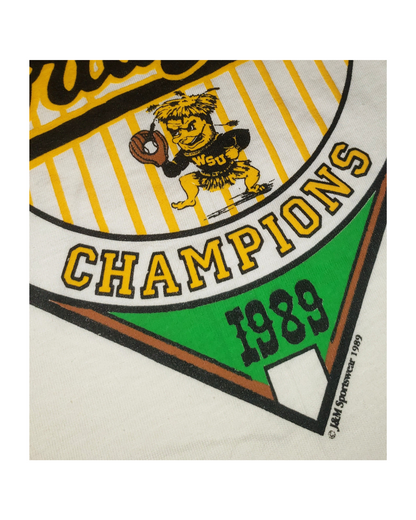 Wichita State Shockers World Series 1989 T-Shirt Md