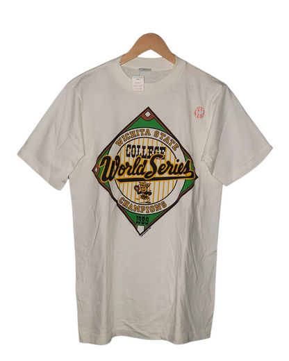 Wichita State Shockers World Series 1989 T-Shirt Md