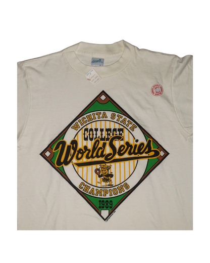 Wichita State Shockers World Series 1989 T-Shirt Md