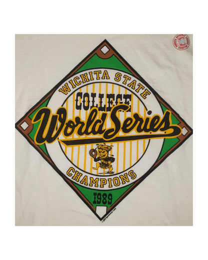 Wichita State Shockers World Series 1989 T-Shirt Md