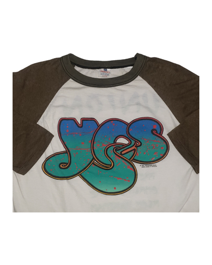 YES Union Tour 1991 Raglan Ringer T-Shirt XL